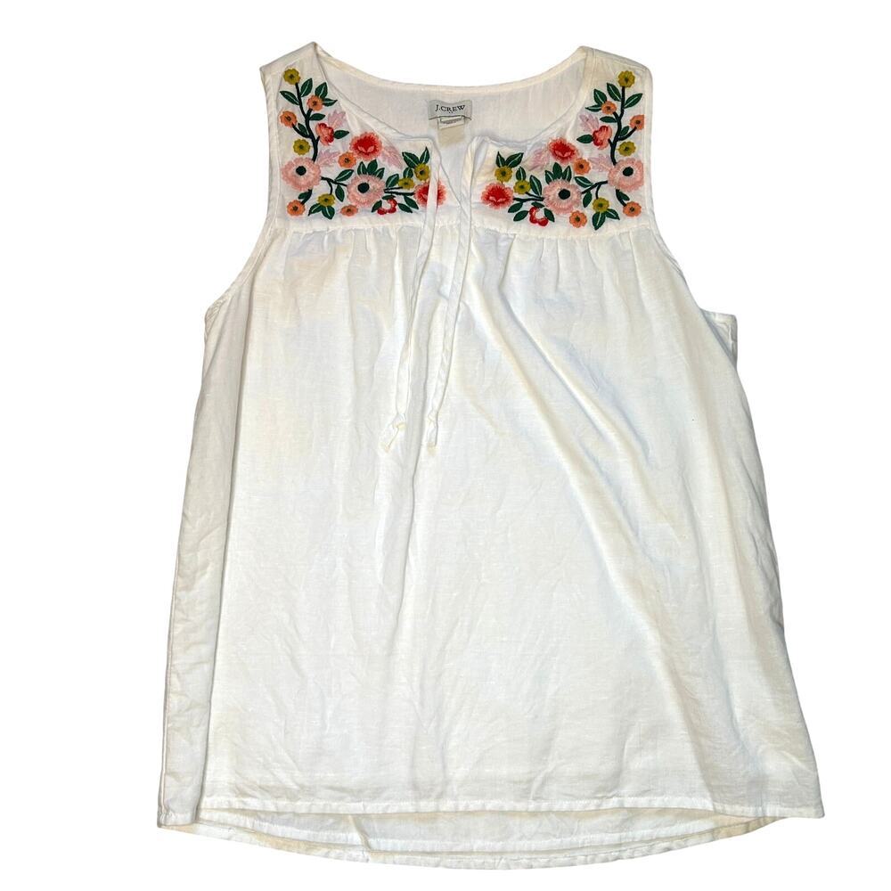 J. Crew Embroidered Eyelet Tunic Top - Women's XS